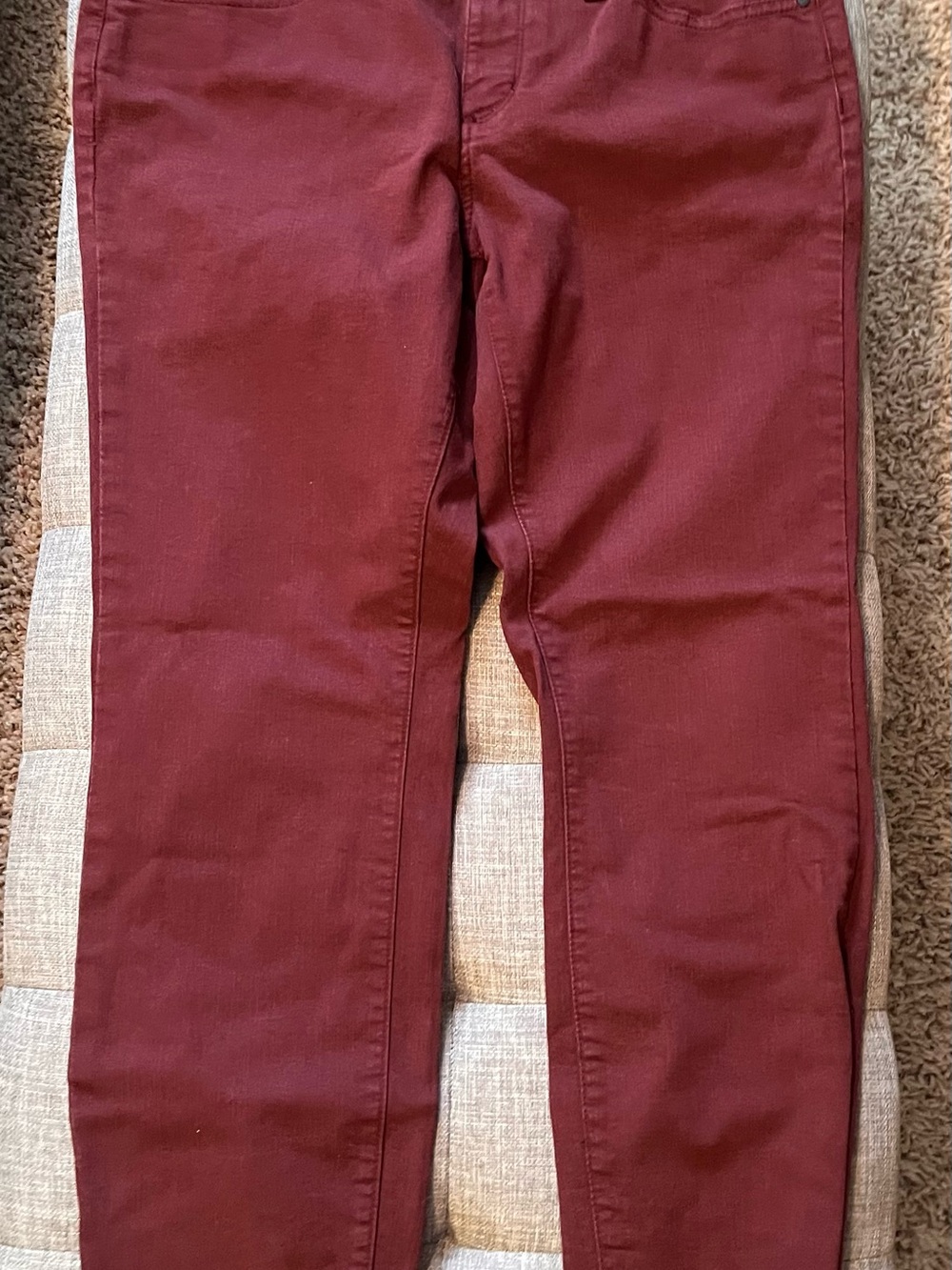 a.n.a Women’s Maroon Skinny Jeans